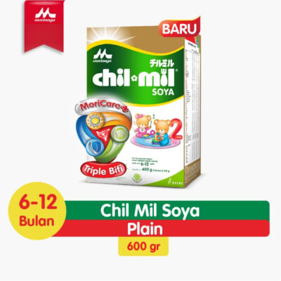Morinaga Chilmil Soya Formula Bayi Usia 6-12 Bulan 600g Halal thumbnail 2