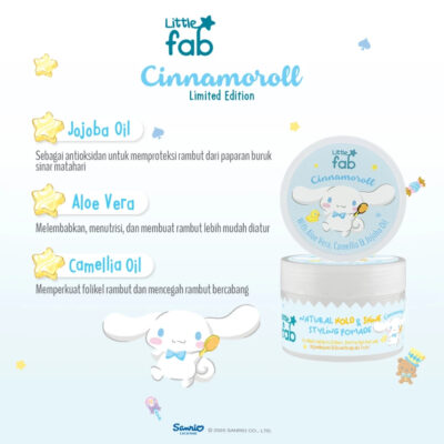 Little Fab Kids - Natural Hold and Shine Styling Pomade 40gr - Water-Based Formula thumbnail 3