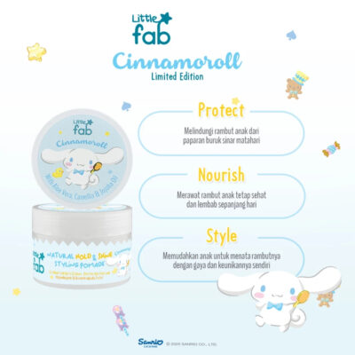 Little Fab Kids - Natural Hold and Shine Styling Pomade 40gr - Water-Based Formula thumbnail 4