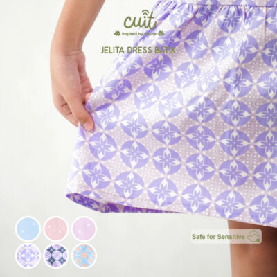 CUIT Jelita Dress Gaun Motif Batik Anak Perempuan 3-10 Tahun 100% Cotton thumbnail 6
