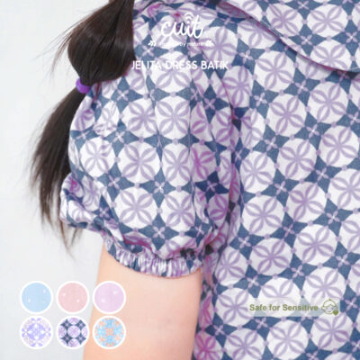 CUIT Jelita Dress Gaun Motif Batik Anak Perempuan 3-10 Tahun 100% Cotton thumbnail 7