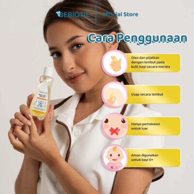 Bebiotic Baby Calm Rub Oil 100ml - 8 Type Of Essential Oil thumbnail 5