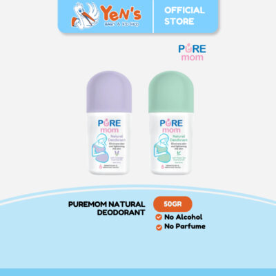Puremom Natural Deodorant 50gr Dengan triple action