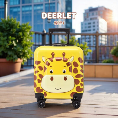 AOMI Koper Anak 18 Inch - Tas Troli Roda 4 Kabin & Bagasi Desain Lucu 92011 TERBARU thumbnail 2