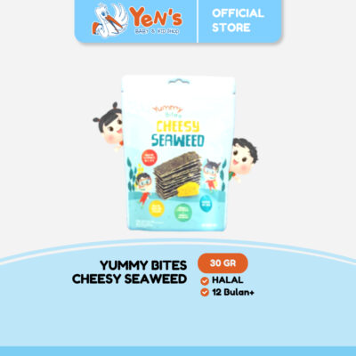 Yummy Bites Cheesy Seaweed 30 GR Snack Sehat Cemilan Anak HALAL