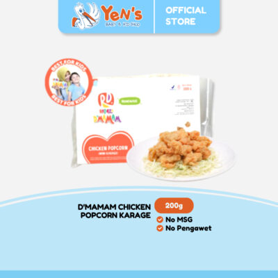 D'MAMAM Chicken Popcorn Karage 200g No MSG No Pengawet Cemilan Lauk Praktis Anak MPASI HALAL