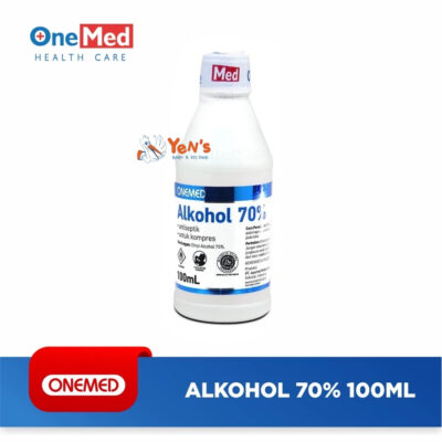 ONEMED Alkohol 70 Persen 100ml OOF - Antiseptik - Untuk Kompres