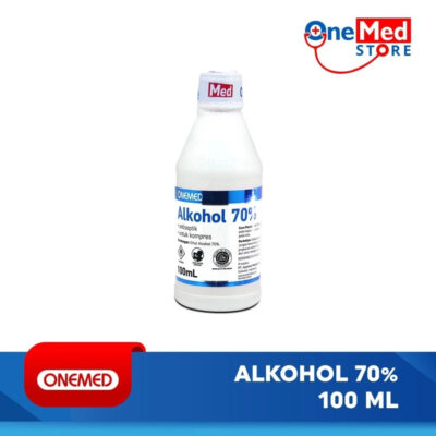 ONEMED Alkohol 70 Persen 100ml OOF - Antiseptik - Untuk Kompres thumbnail 3