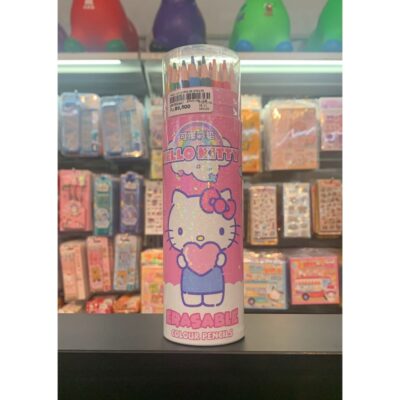 Pensil Warna Sanrio ERASABLE (Cinnamoroll, Hello Kitty, My Melody, Kuromi) Isi 12 / 24 / 36 Warna thumbnail 4