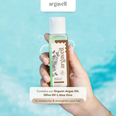 Argavell Argan SHAMPOO - 100ml | Sampo Argan Oil | Rambut Kuat Lembut Nurut | Shampo Anti Rontok thumbnail 3