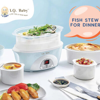 I.Q. BABY Multifunction Slow Cooker | Mesin Tim Multifungsi | Alat Masak MPAS Bayi Food Processor thumbnail 2