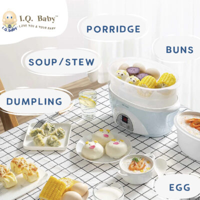 I.Q. BABY Multifunction Slow Cooker | Mesin Tim Multifungsi | Alat Masak MPAS Bayi Food Processor thumbnail 3