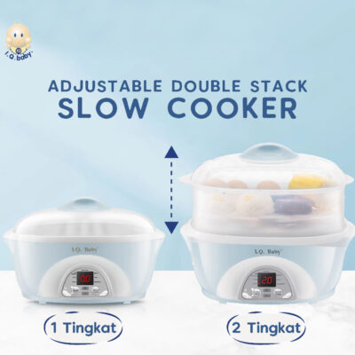 I.Q. BABY Multifunction Slow Cooker | Mesin Tim Multifungsi | Alat Masak MPAS Bayi Food Processor thumbnail 4