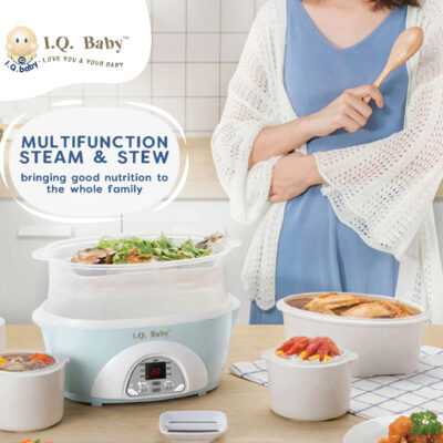 I.Q. BABY Multifunction Slow Cooker | Mesin Tim Multifungsi | Alat Masak MPAS Bayi Food Processor thumbnail 6