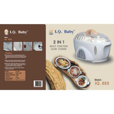 I.Q. BABY Multifunction Slow Cooker | Mesin Tim Multifungsi | Alat Masak MPAS Bayi Food Processor thumbnail 9