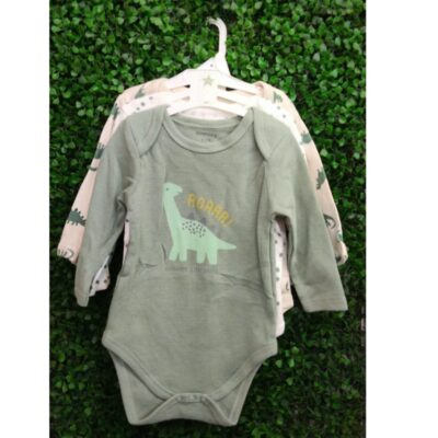 3in1 Bodysuit Bayi Lengan Panjang Premium Motif Lucu / Jumper Bayi Bahan Rib Katun Lembut & Adem thumbnail 4