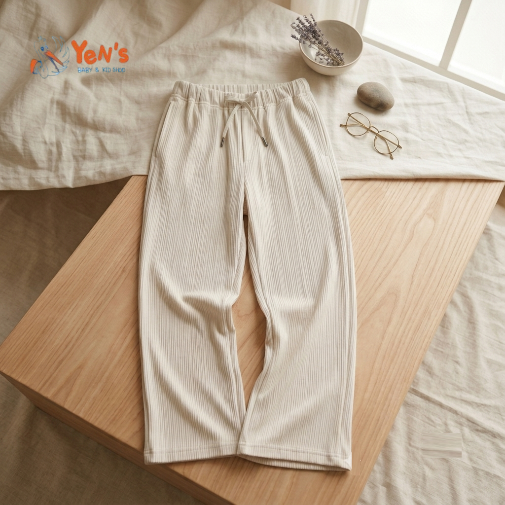 Celana Kulot Knit Premium Pinggang Karet - Celana Panjang Perempuan