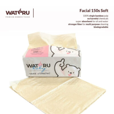 Wateru Premium Bamboo Tissue - Travel Pack 150's thumbnail 2