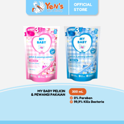 MY BABY Pelicin & Pewangi Pakaian Gentle Hug / Lovely Touch 300 mL Bebas Paraben
