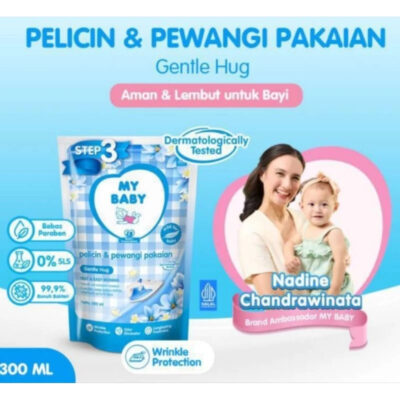 MY BABY Pelicin & Pewangi Pakaian Gentle Hug / Lovely Touch 300 mL Bebas Paraben thumbnail 2