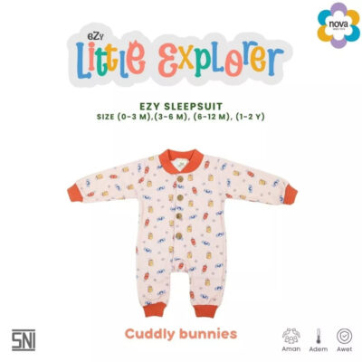 NOVA Ezy Little Explorer Sleepsuit Bayi Dan Anak 0-24 bulan (1 Pcs) thumbnail 5