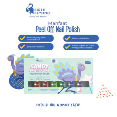 Birth Beyond - Peel Off Nail Polish Candy Sweet Lollipop ( Isi 6 Pcs ) thumbnail 4