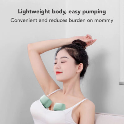 Sakumini Pompa Asi Elektrik Hands Free Wearable Breast Pump Smart Display Rechargeable BPA Free thumbnail 2