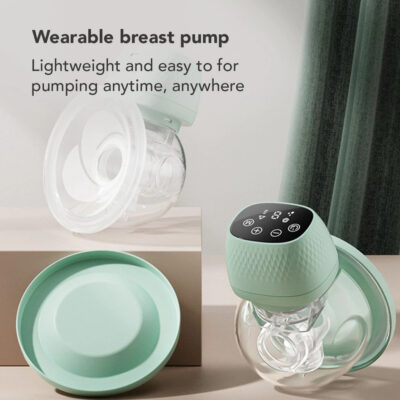 Sakumini Pompa Asi Elektrik Hands Free Wearable Breast Pump Smart Display Rechargeable BPA Free thumbnail 3