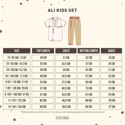 BOHOPANNA Raya Collection Ali Kids Set - Setelan Baju Koko Anak - Baju Muslim thumbnail 2