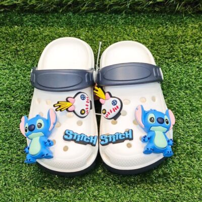Sandal Baim Anak Cewek Cowok Karakter Stitch Karakter 3D Karet Ringan Empuk thumbnail 2