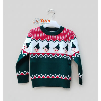 Sweater Rajut Natal Anak Premium Motif Rudolph Santa - Christmas Sweater Hangat & Lembut ( 1 Pcs) thumbnail 6
