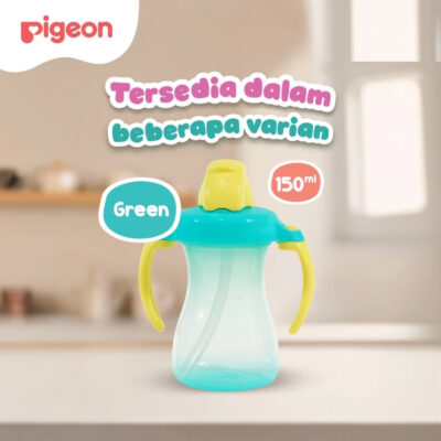 PIGEON Petite Straw Bottle - 150 ML | Botol Minum Bayi Anak Anti Tumpah Dengan Sedotan | 9+ BULAN thumbnail 7
