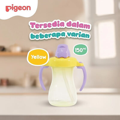 PIGEON Petite Straw Bottle - 150 ML | Botol Minum Bayi Anak Anti Tumpah Dengan Sedotan | 9+ BULAN thumbnail 8