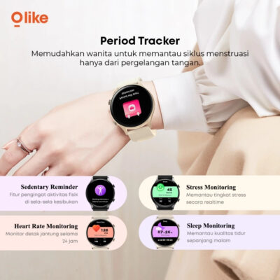 OLIKE Smartwatch FW2 1.39" Bluetooth Call Water Resistant IP68 Health Sport & Sleep Monitoring ( 1 PCS ) thumbnail 8