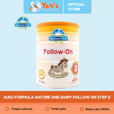 Susu Formula Nature One Dairy Follow ON Step 2 900gr Grassfed- Tanpa gula dan pemanis buatan