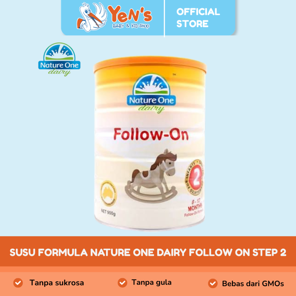 Susu Formula Nature One Dairy Follow ON Step 2 900gr Grassfed- Tanpa gula dan pemanis buatan