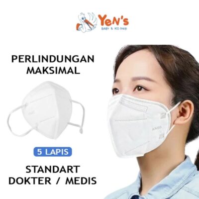 Maxhealth Masker KN95 5 Layer Isi 10pcs Putih - Disposeable 3D Face Mask thumbnail 3