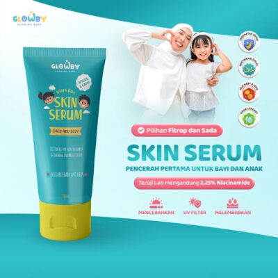 Glowby Skin Serum Lotion Wajah dan Badan 100 ml - Lotion Pencerah Kulit Bayi dan Anak thumbnail 2