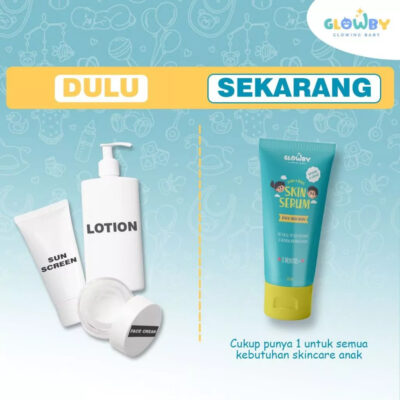 Glowby Skin Serum Lotion Wajah dan Badan 100 ml - Lotion Pencerah Kulit Bayi dan Anak thumbnail 5