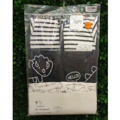 Little Duck 3in1 Sleepsuit Bayi - Jumper Panjang Cotton Premium thumbnail 4