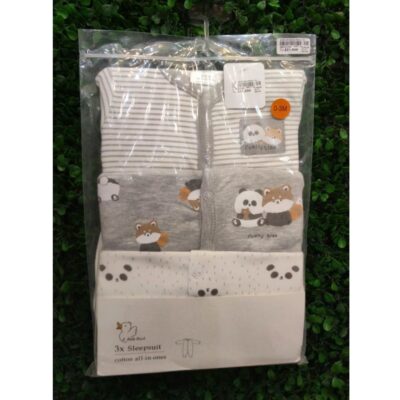 Little Duck 3in1 Sleepsuit Bayi - Jumper Panjang Cotton Premium thumbnail 7