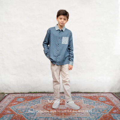 Little Palmerhaus Saraya Teen Boy Shirt (Baju Koko Anak Usia 6-14 Tahun) - Baju Lebaran 2026 thumbnail 3