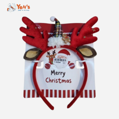 Koleksi Bando Natal Premium - Aksesori Natal Terlaris! Bando Santa, Rusa, Pita Cantik