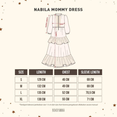 BOHOPANNA - Raya Collection Gamis - Nabila Mommy Dress - Baju Muslim thumbnail 2