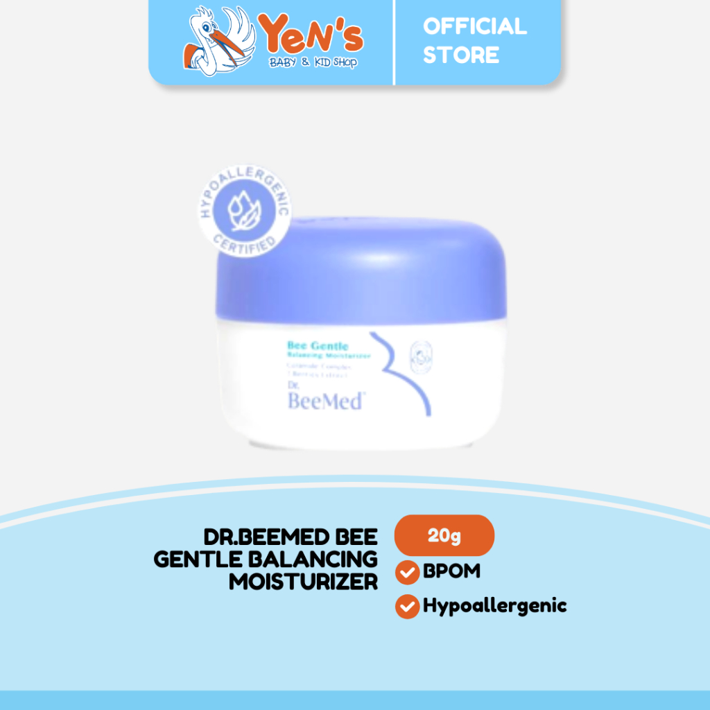 Dr.BeeMed Bee Gentle Balancing Moisturizer 20g - Pelembap Kulit Wajah Ibu Hamil & Menyusui [BPOM]