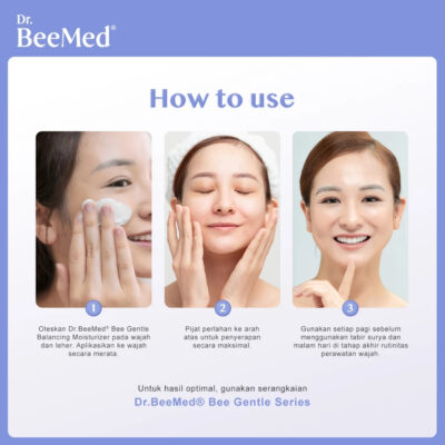 Dr.BeeMed Bee Gentle Balancing Moisturizer 20g - Pelembap Kulit Wajah Ibu Hamil & Menyusui [BPOM] thumbnail 5