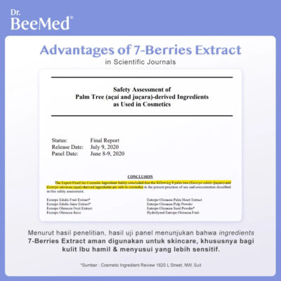 Dr.BeeMed Bee Gentle Balancing Moisturizer 20g - Pelembap Kulit Wajah Ibu Hamil & Menyusui [BPOM] thumbnail 8