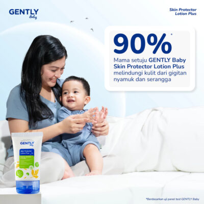 GENTLY Baby Skin Protector Lotion Plus 50gr - Anti Nyamuk Citronella | Lotion Anti Nyamuk 8 Jam untuk Bayi & Anak thumbnail 4