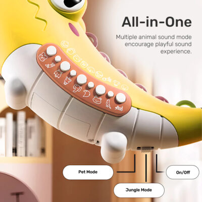 Sakumini Mainan Terompet Tiup Dinosaur Blow Horn Toy Mainan Edukasi Anak Bunyi Suara Hewan (1 Pcs) thumbnail 4
