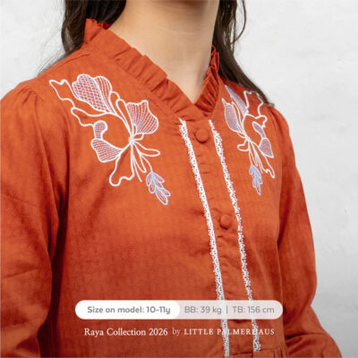 Little Palmerhaus Rihla Teen Girl Gamis (Baju Gamis Anak Perempuan Usia 6-14 Tahun) - Raya Collection thumbnail 2
